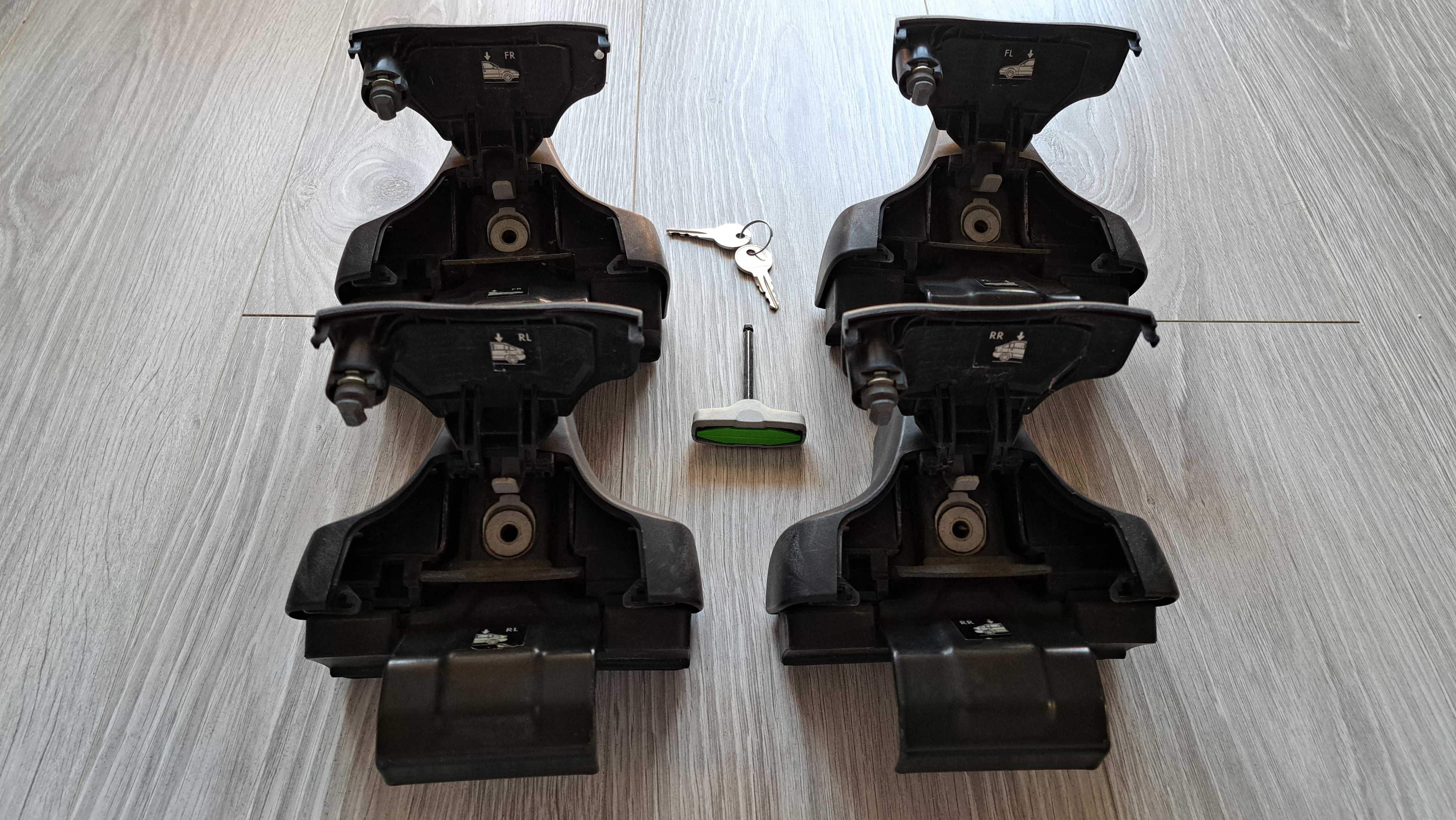 Set folosit prindere bare transversale Thule pt Chevrolet Aveo