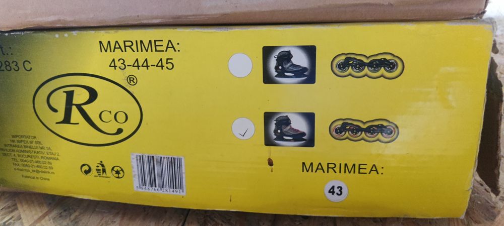 Role copii și patine adult