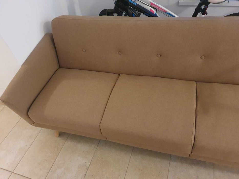 Canapea extensibila, culoare bej