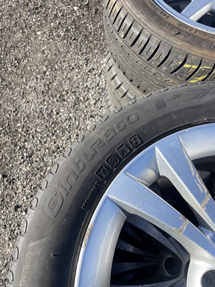 205/55/16 PIRELLI 4бр. 4.5-5мм с джанти ALFA ROMEO