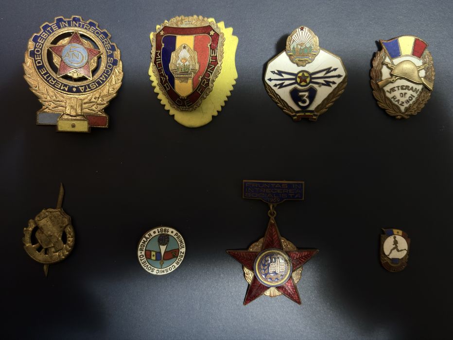 Medalii istorice românești și una sovietică – Război, sport, comuniste