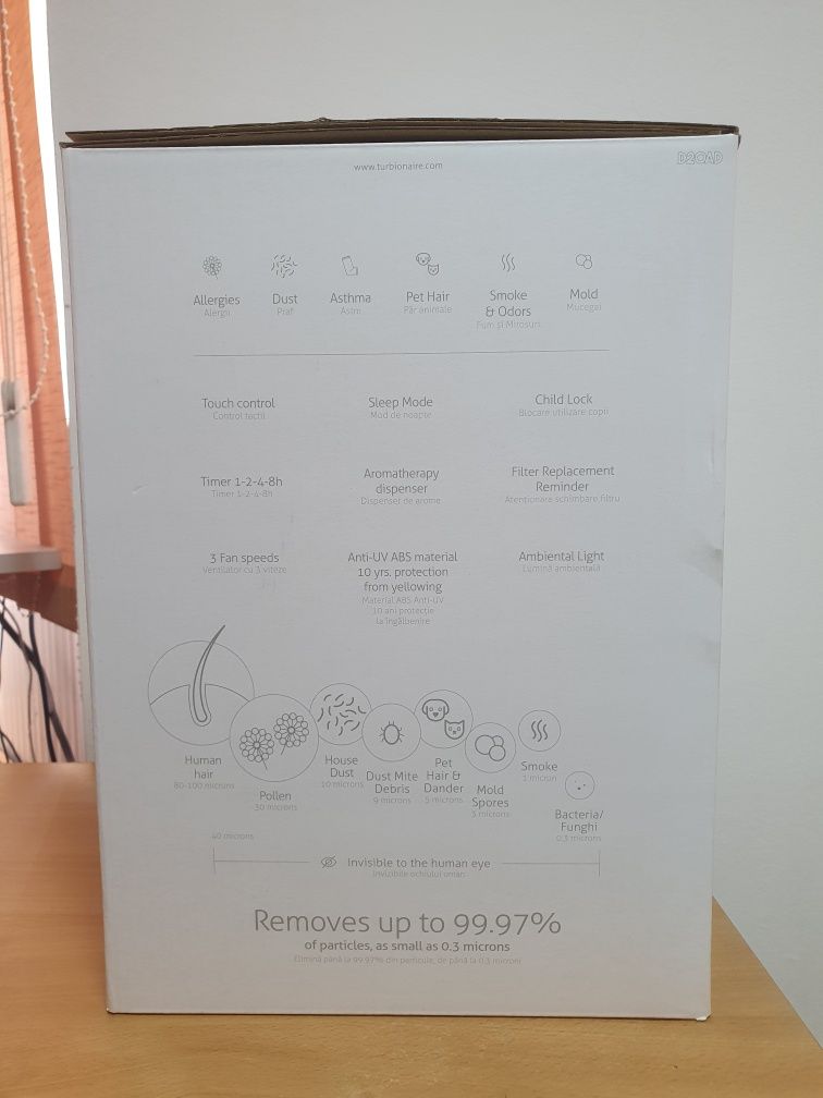 Purificator de aer TURBIONAIRE D20AD