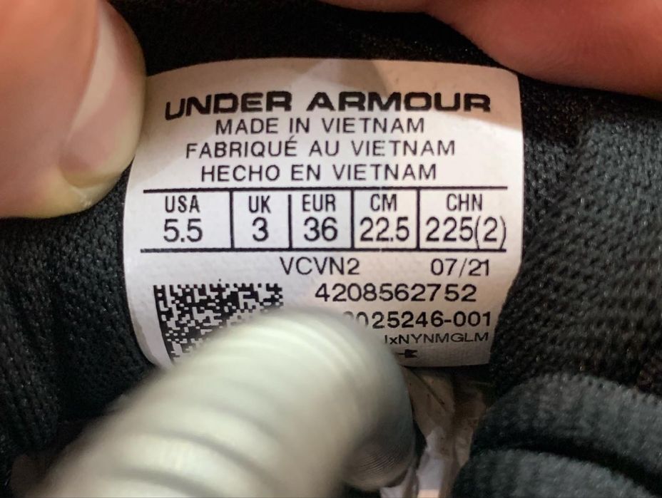 Under Armour Charged номер 36 и 36,5