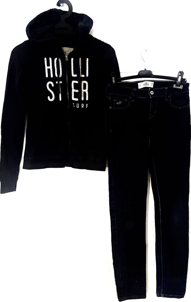 Tinute Hollister Trening + blugi + hanorac Xs originale