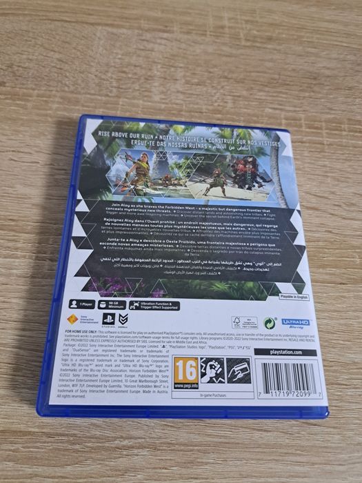 продаётся диск на пс 5 forbidden west, продаю только в уральске