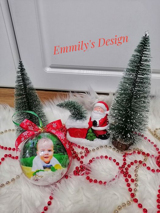 Коледни топки със снимки на най ниски цени