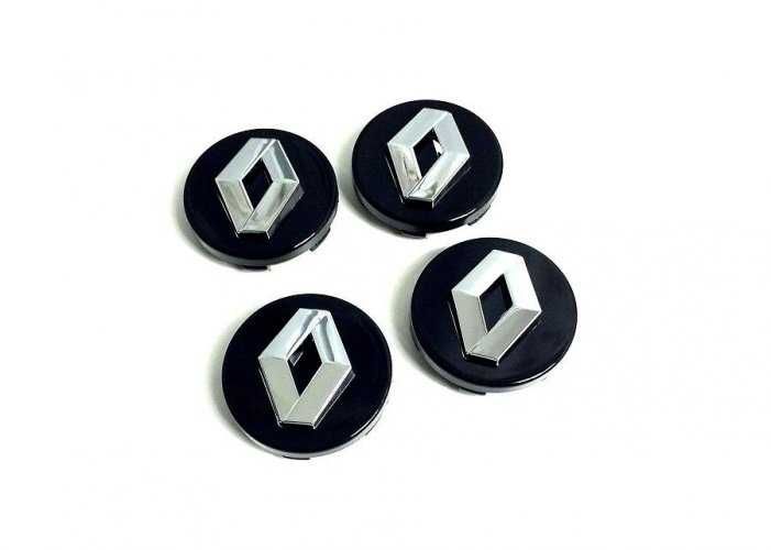 Set 4 Embleme Capace Roti Sigle Jante Aliaj Renault 57MM, 403154214R