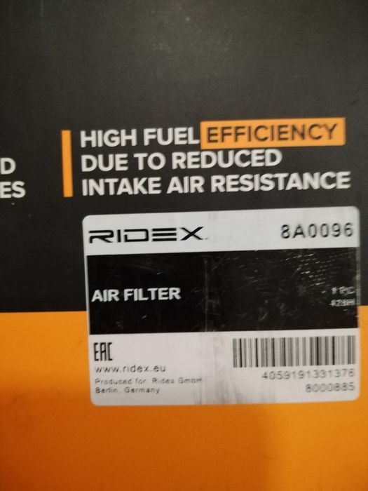 Filtru aer RIDEX Honda