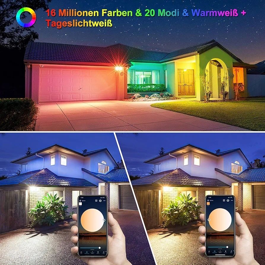 Proiector RGB 42 W bluetooth cu aplicatie