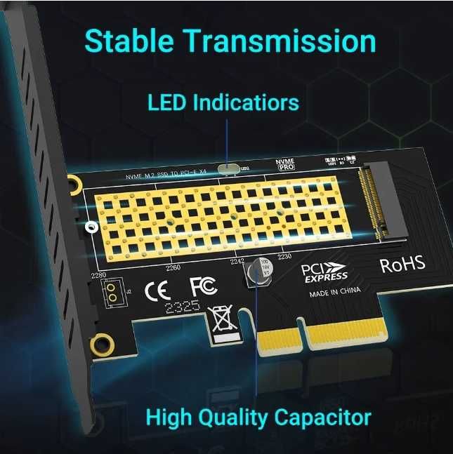 Адаптер  M.2 NVMe SSD PCI-E 4.0