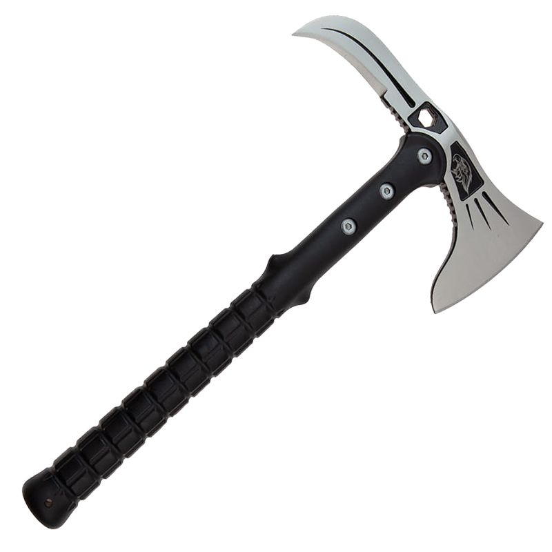 Topor Ideallstore®, Tactical Adventure, argintiu, 41 cm, teaca inclusa