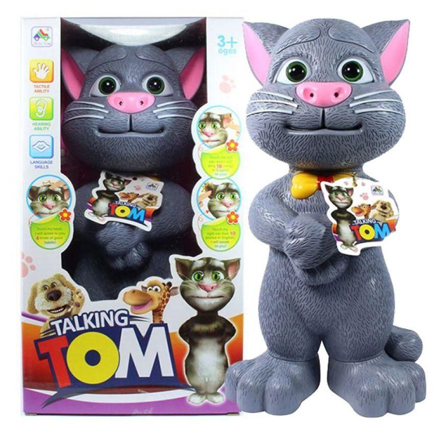 Интерактивная игрушка Кот Том (30 см) повторяшка, арт H215A