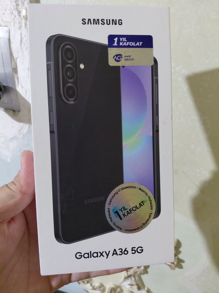 SAMSUNG A36 BIR yil kafolat