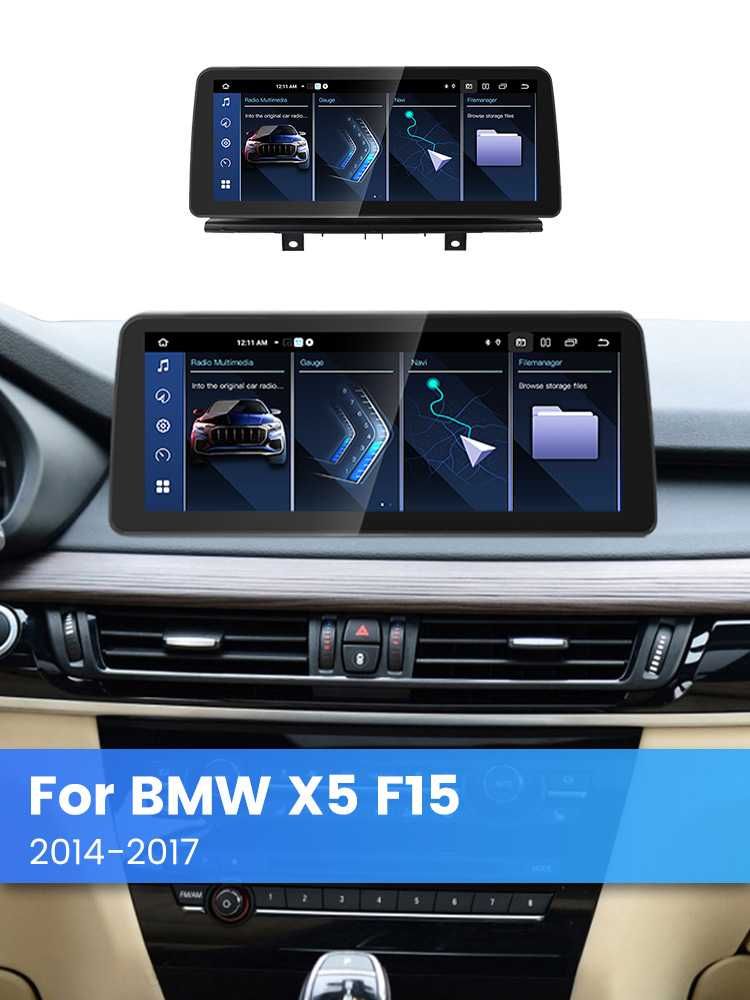 Navigatie BMW X5 X6 F15 F16 Android 4/8 GB RAM Carplay Sim + Camera