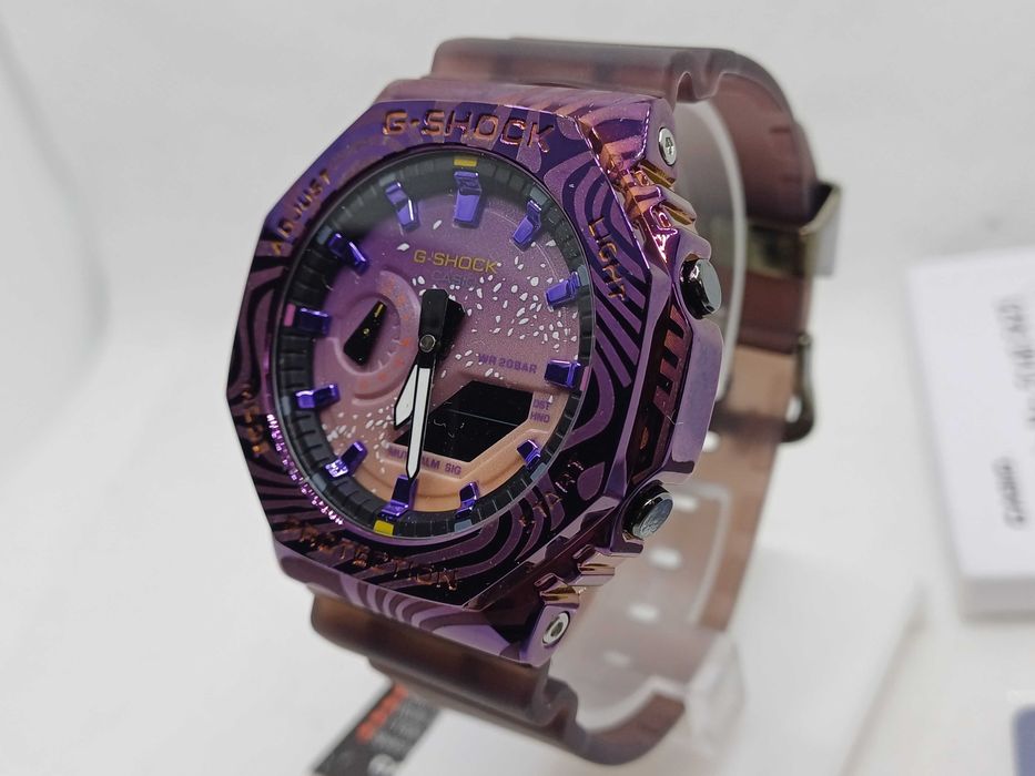 Ceas Casio g shock GM 2100 1aer Purple .Nou, Garantie 2 ani