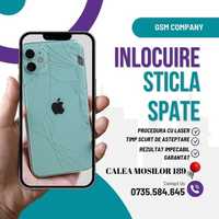 Sticla Capac Spate iPhone 14 Pro 14 Pro Max 13 Pro Max cu GARANTIE