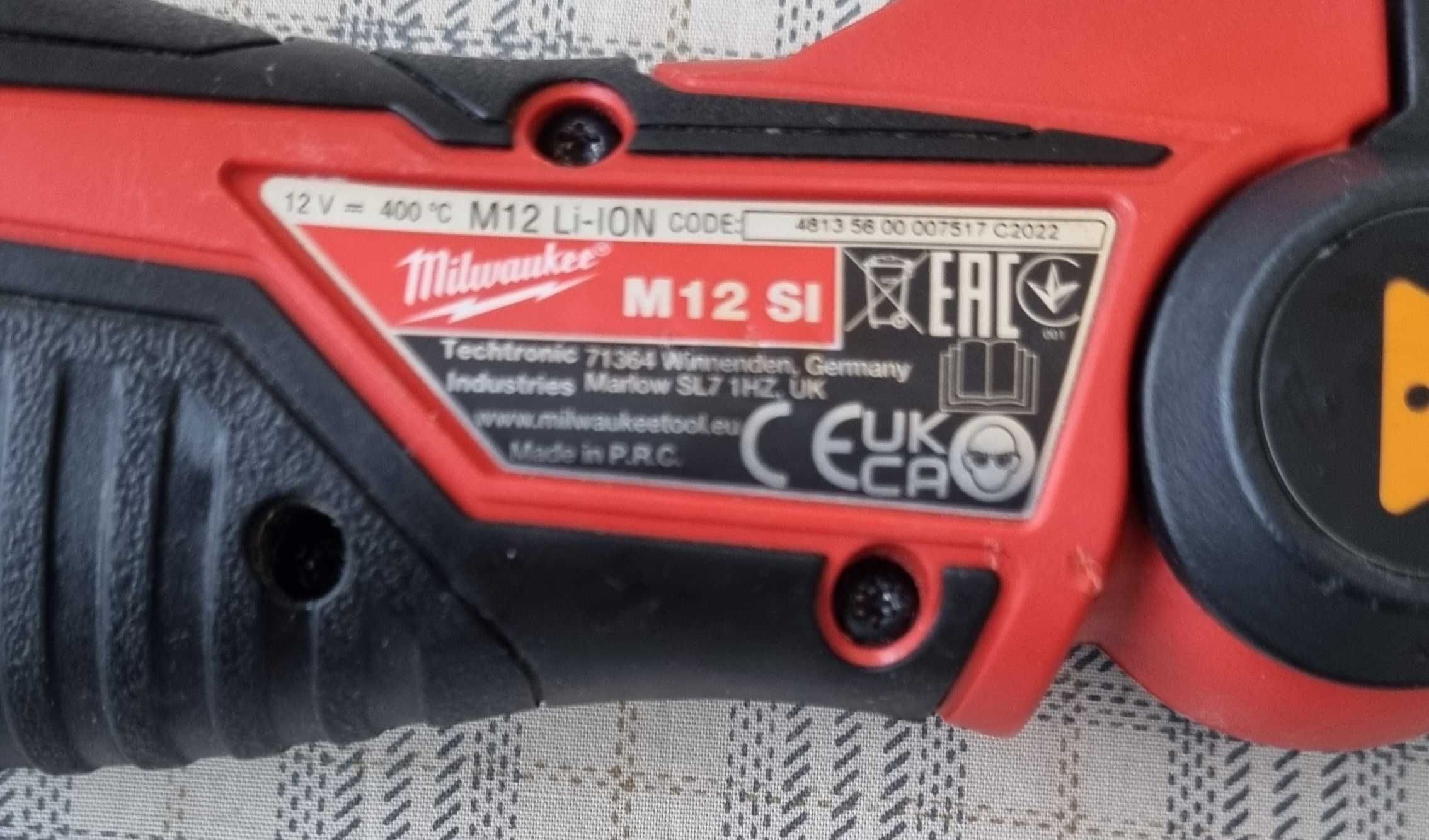 Pistol de lipit/letcon Milwaukee M12SI