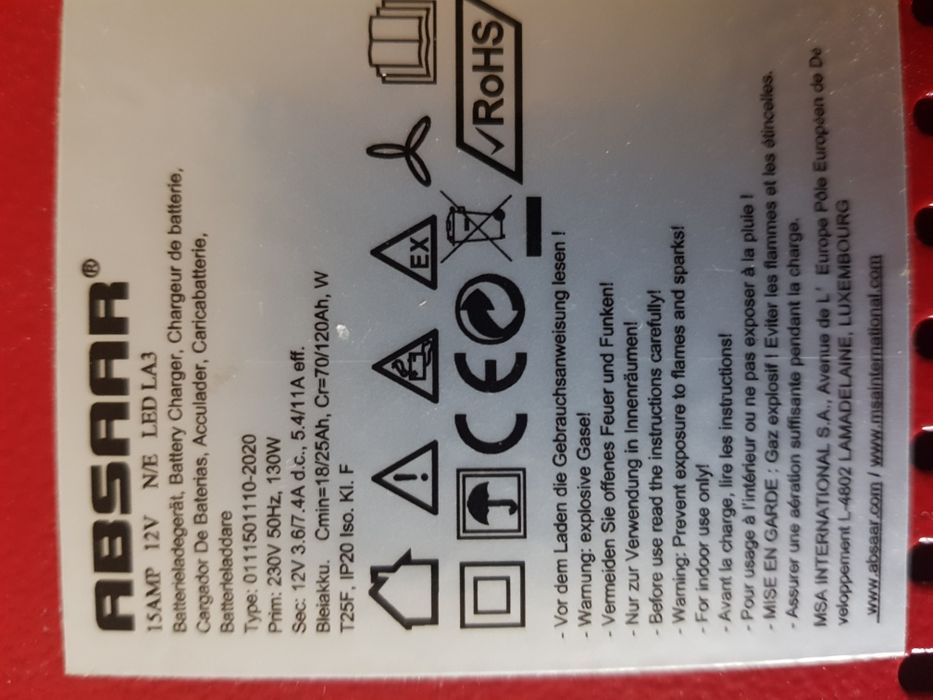 Redresor baterie auto profesional 15Amp