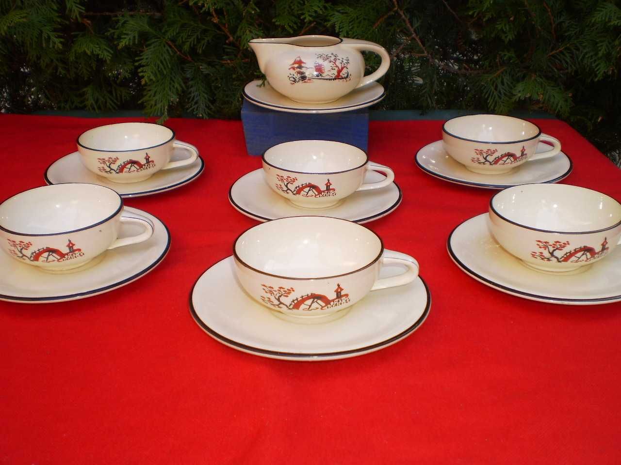 Set vintage din ceramica anii 1910 Salins Franta