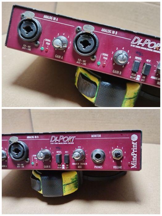 Немски DI-PORT MINDPRINT 24'Битов Стерео Аналогов Цифров Конвертор.