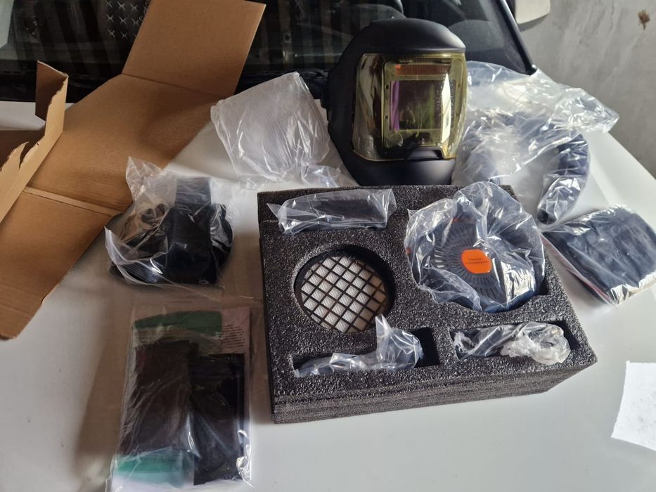 Сварочная маска хамелеон. С подачей воздуха.