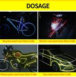 Banda reflectorizanta 1cm 8m bicicleta scooter atv moto masina casca