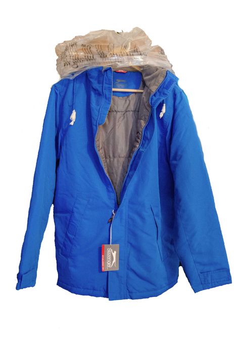 Jachetă matlasată Slazenger unisex albastră, mărimea M