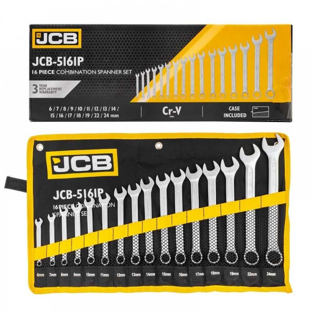 Комплект звездогаечни ключове 6 - 24 мм 16 части JCB