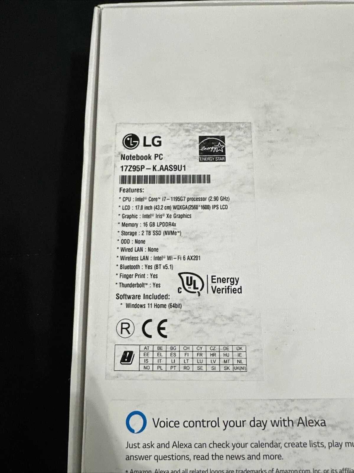 LG Gram 17 - чисто нов