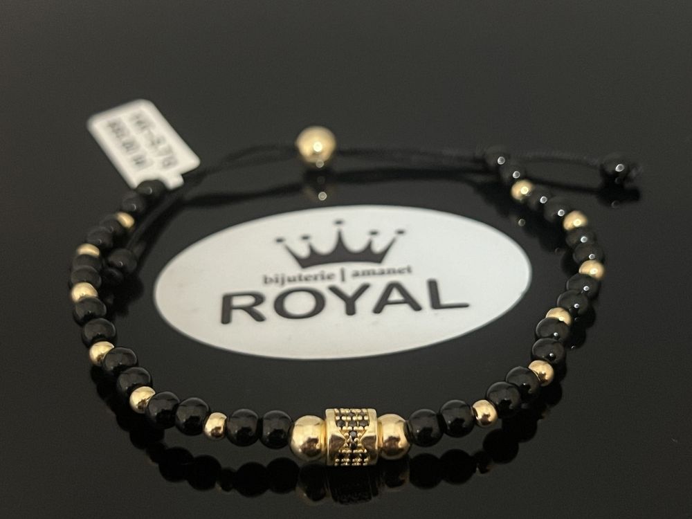 Bijuteria Royal CB : Bratara cu snur aur 14k 5,71gr