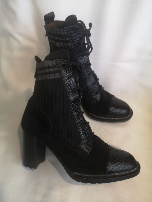 Hispanitas, дамски боти естествен велур, номер 36