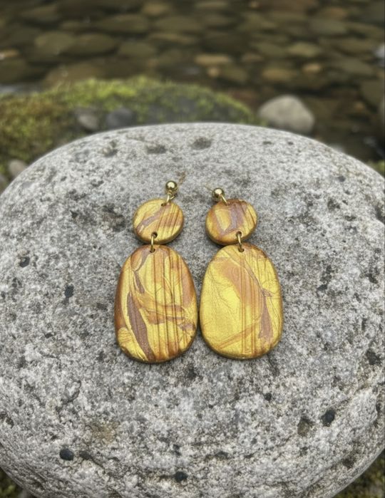 Cercei Handmade din Lut polimeric sau rasina Epoxidica