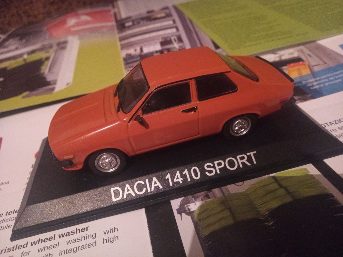 Machetă Dacia 1410 Sport, la 1:43, fără blister, stare foarte bună
