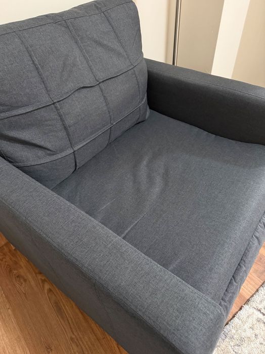 Нов модерен Фотьойл тъмносив