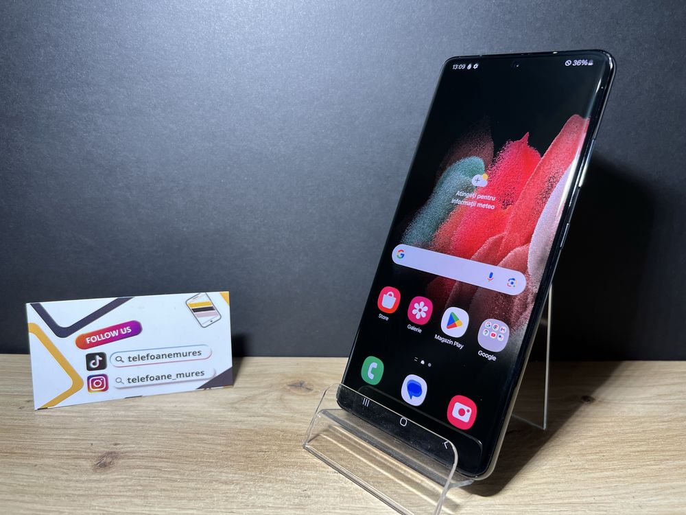 Samsung Galaxy S21 Ultra 128Gb Negru 24 luni garantie Telefoane Mures