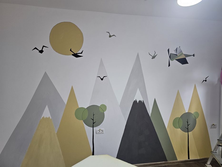 Pictura pentru vitrine, spatii comerciale, showroom-ri, peretiti