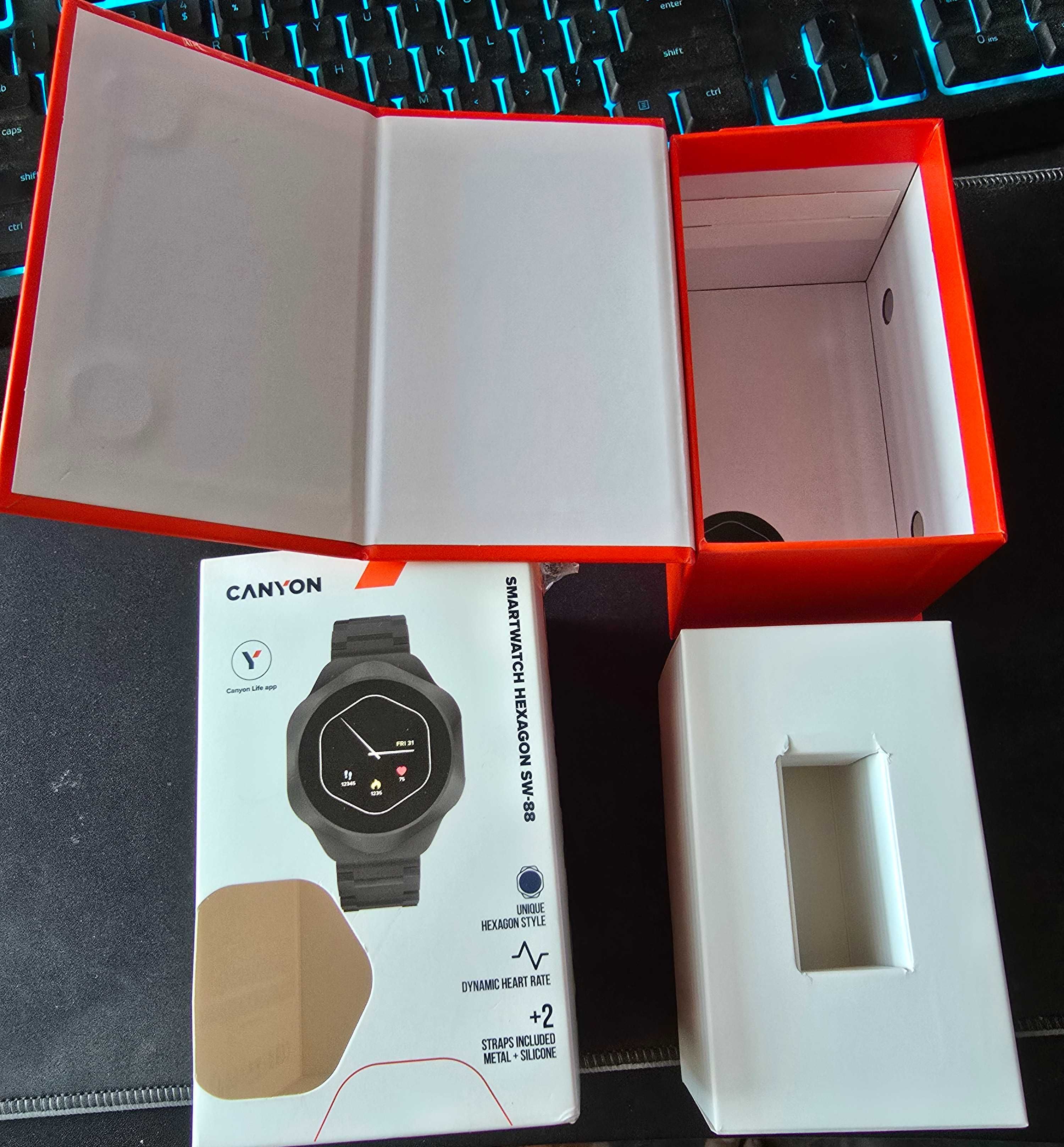 Smart watch Canyon Hexagon SW-88, 45mm