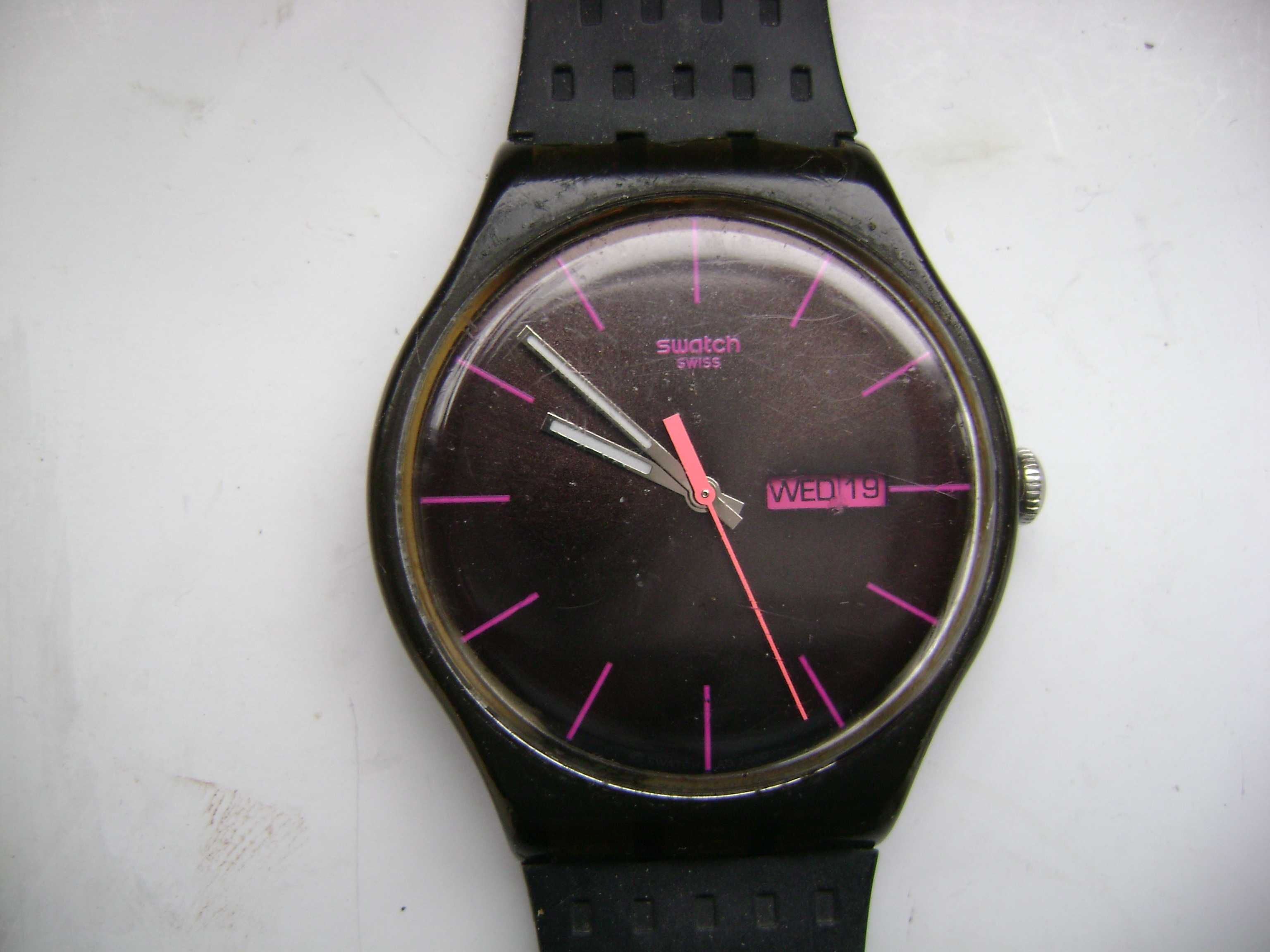 Продавам 4 кварцови и 1 механичен часовник Swatch,Calypso,Зим,Nautica