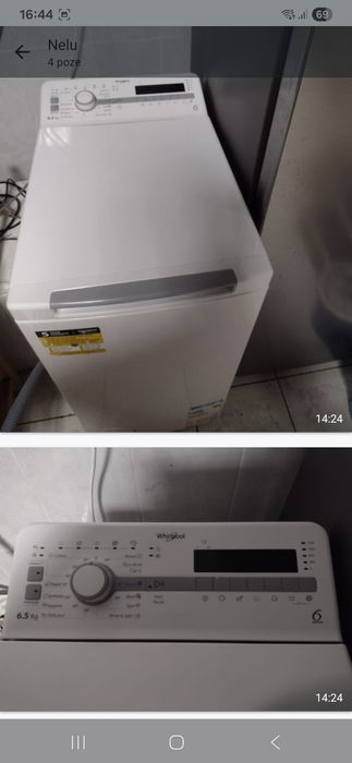 Vând Mașină de spălat rufe marca whirlpool