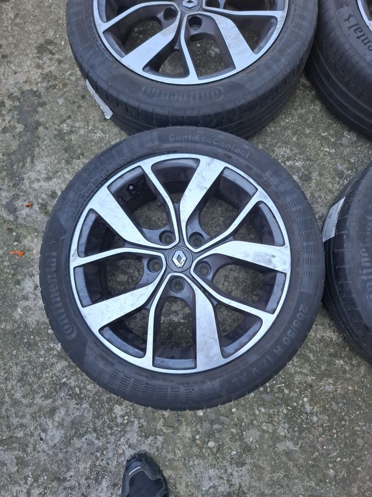 Jante aliaj bicolore originale renault 17 inch 5x114.3 megane talisman