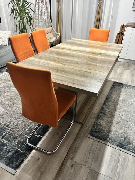 Masa bucătărie/living + scaune