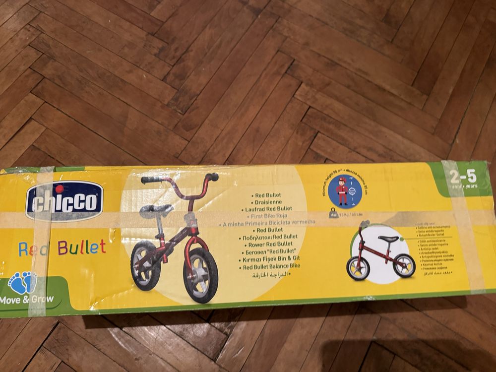 Chicco red bullet bicicleta copii noua