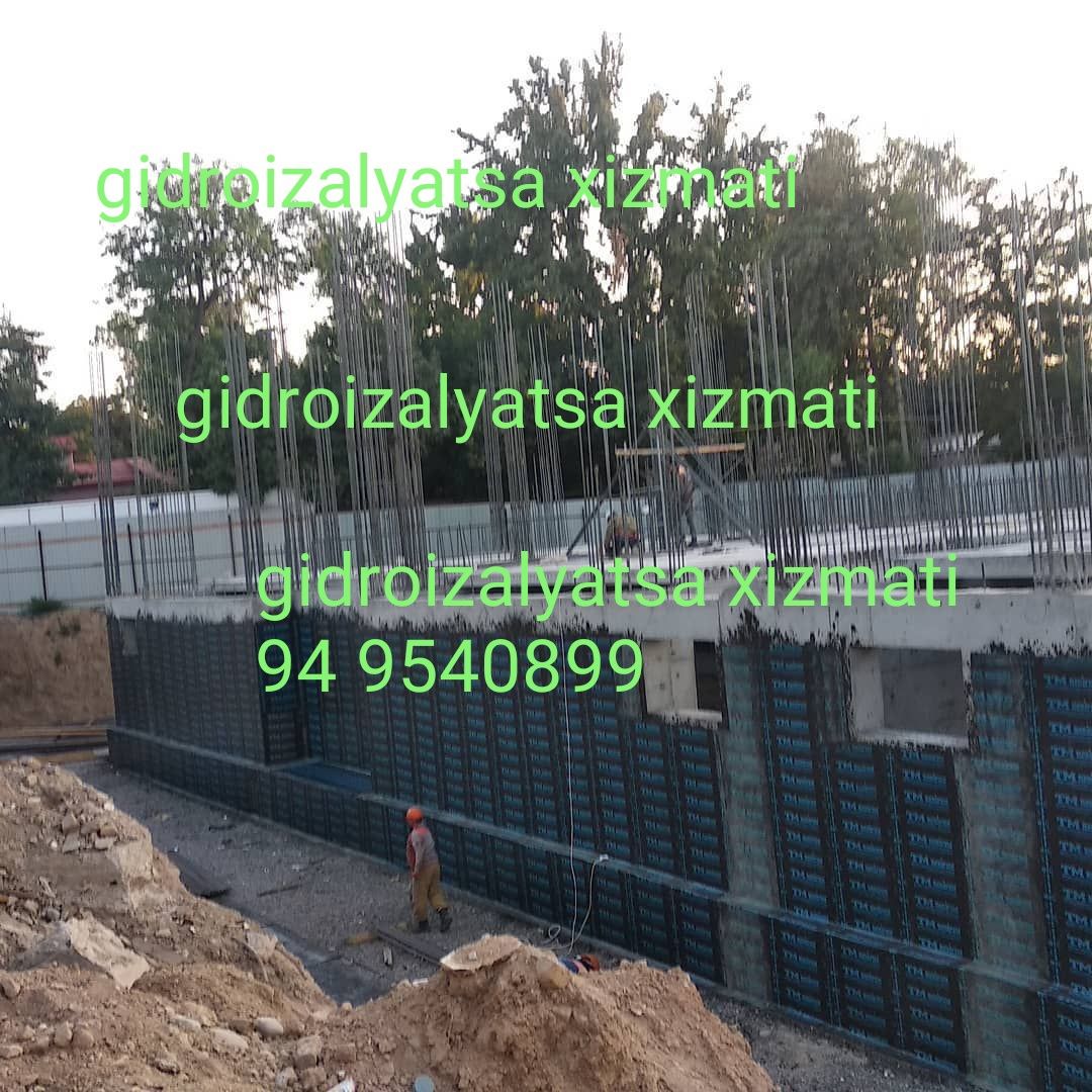 Gidro izalatsiya xizmati гидроизоляция фундамента