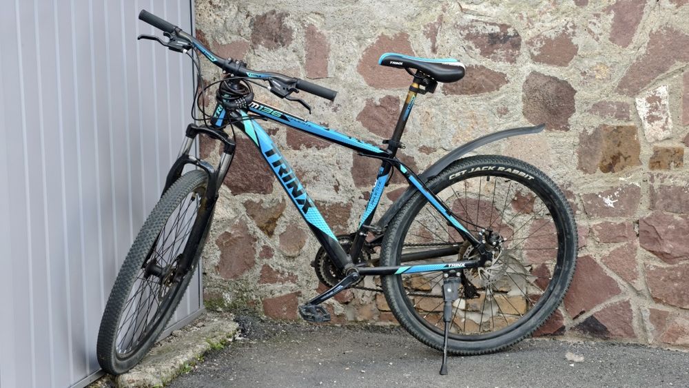 Велосипед горный trinx m136 рама 17 одна педаль сломана продажа/обмен