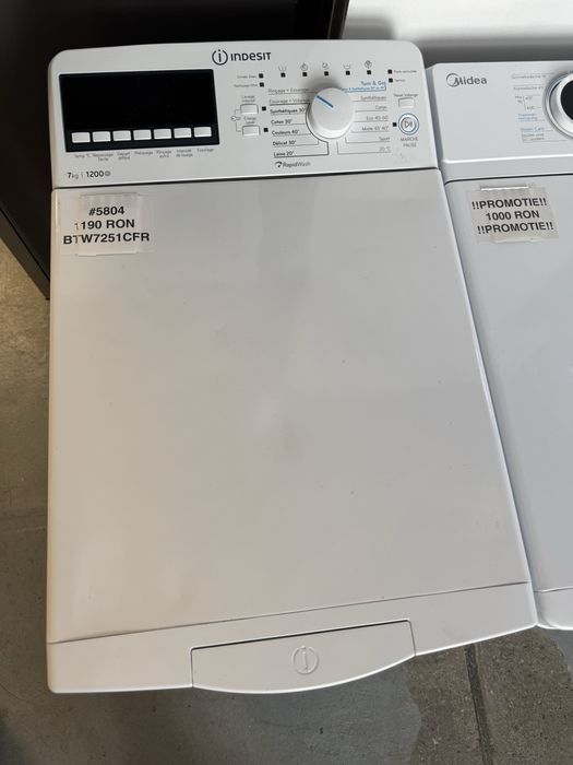 Mașină de spălat rufe verticala Indesit BTW7251CFR