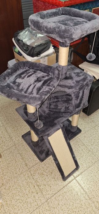 Котешка къща дърво игрален комплект