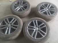 Roti 19'' Audi Q7 VW Touareg cu cauciucuri de vara 2023 cod 7L6601025S
