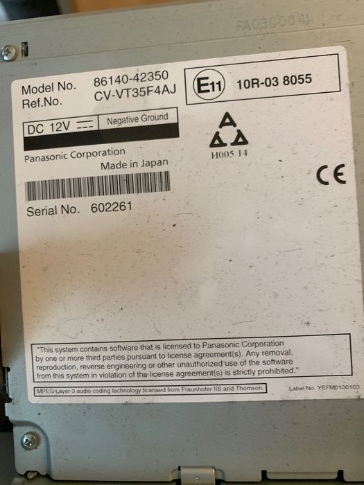 Мултимедия стерео за Toyota Rav4