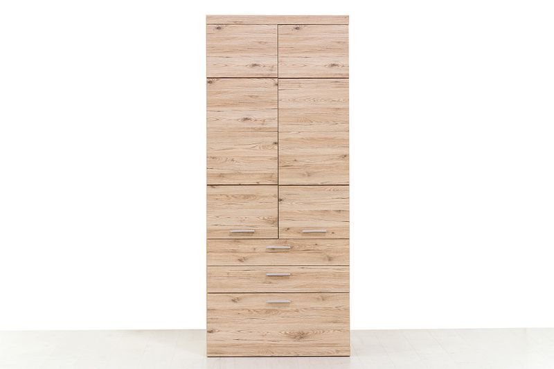 Шкаф для одежды 2Д  (Oskar 2D3S), коллекции Оскар, Дуб Санремо