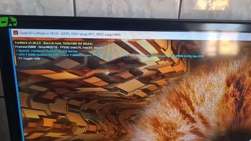 Placa video AMD SHAPHIRE RX 570 4GB 256BITI